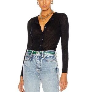 Frame Finley 100% linen sweater, size L